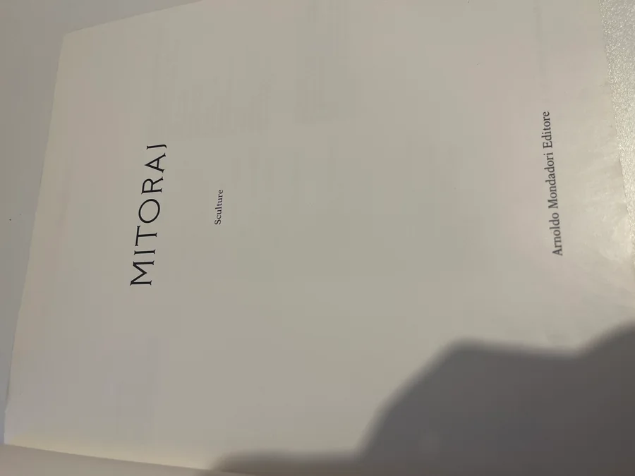 Mitoraj — Sculture, Arnoldo Mondadori Editore, title page