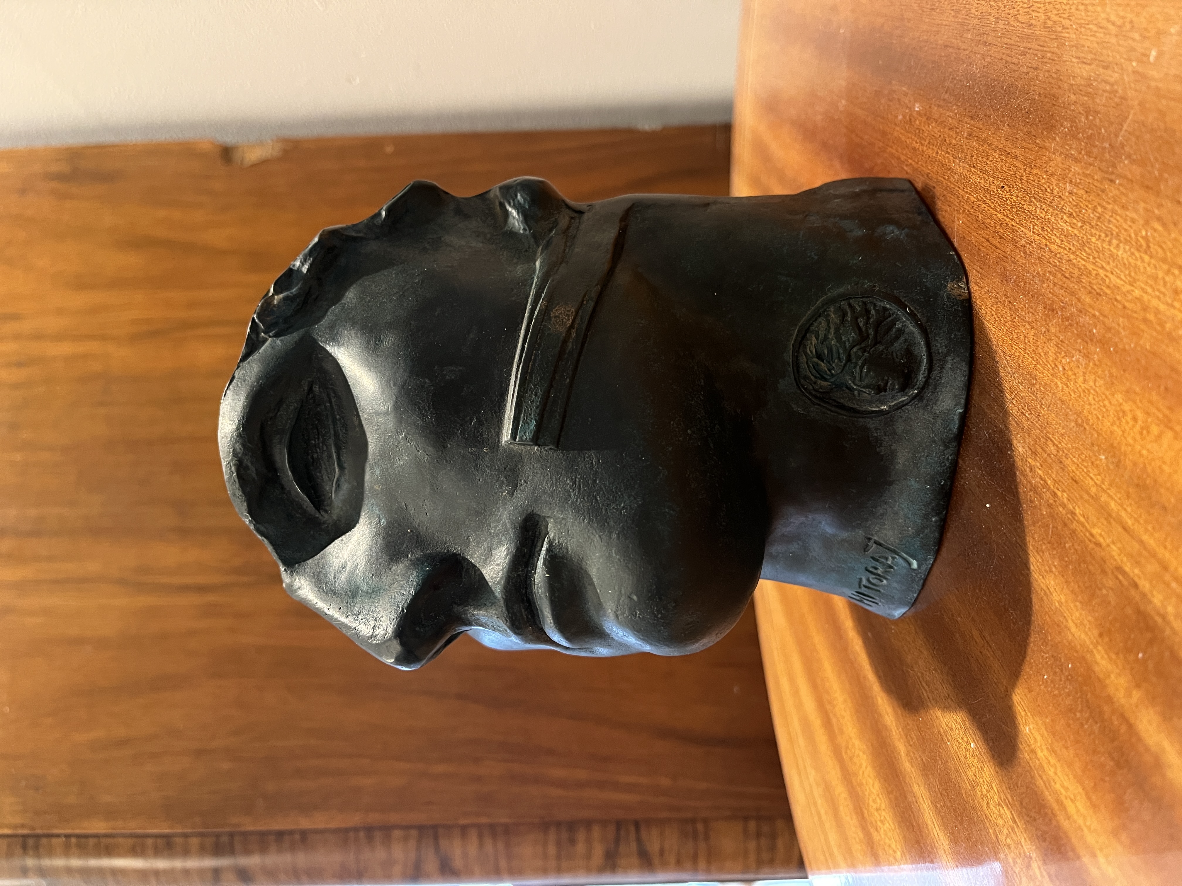 Bronze head — Igor Mitoraj