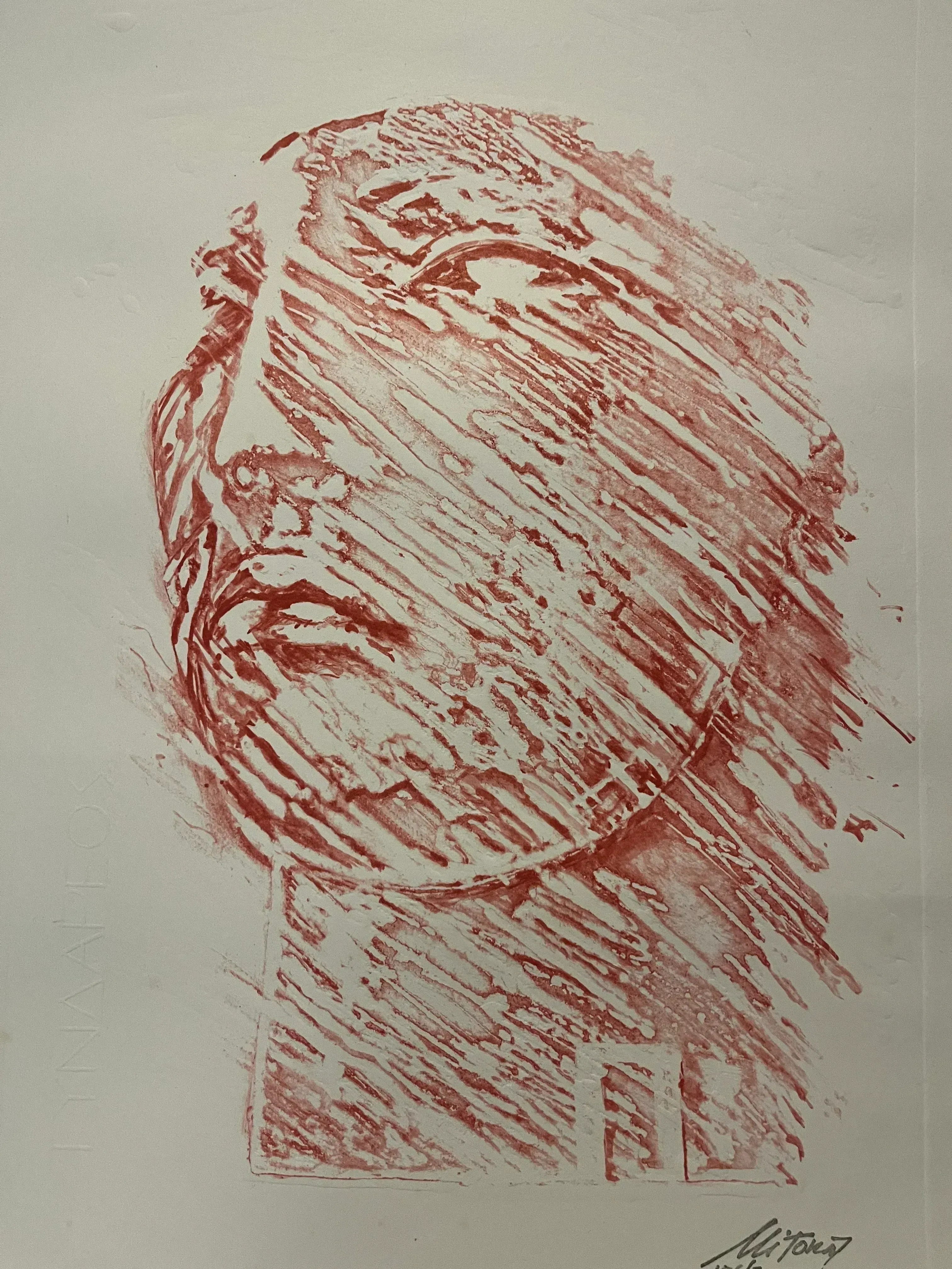 Tindaréos — Lithographie sanguine signée — Igor Mitoraj