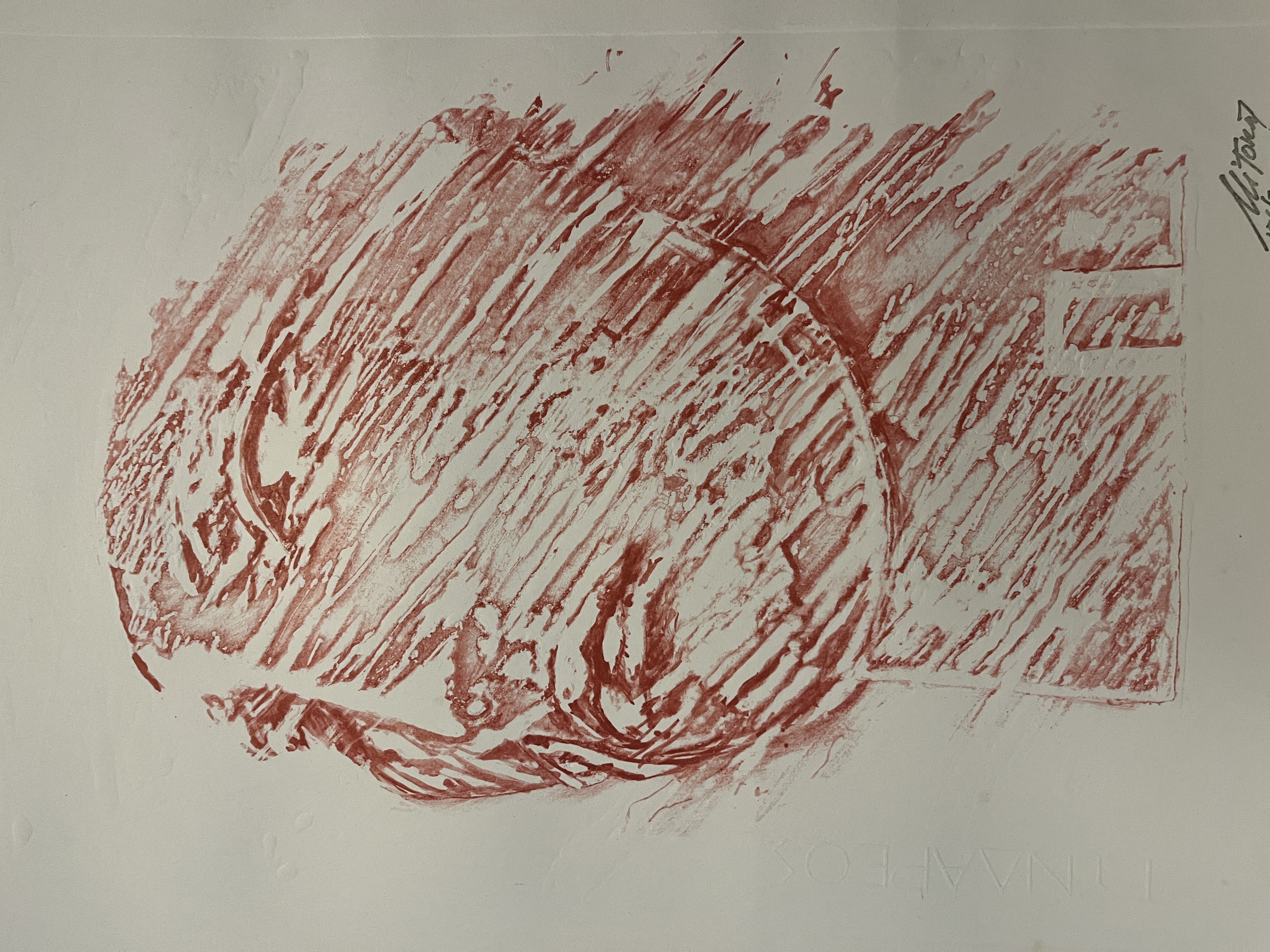 Centurione Sanguine Lithograph — Igor Mitoraj signed print