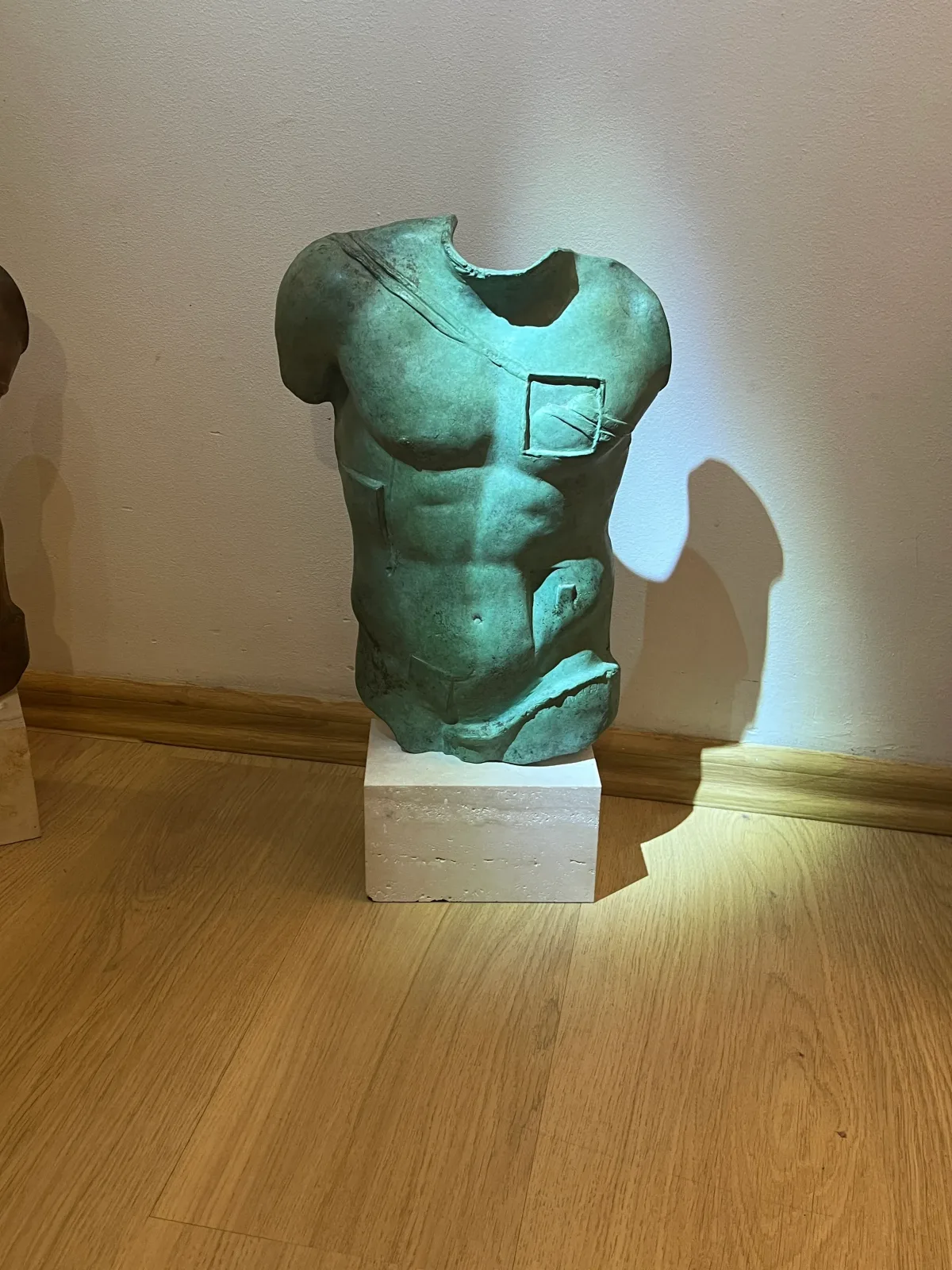 Persée (1988) green patina — Igor Mitoraj
