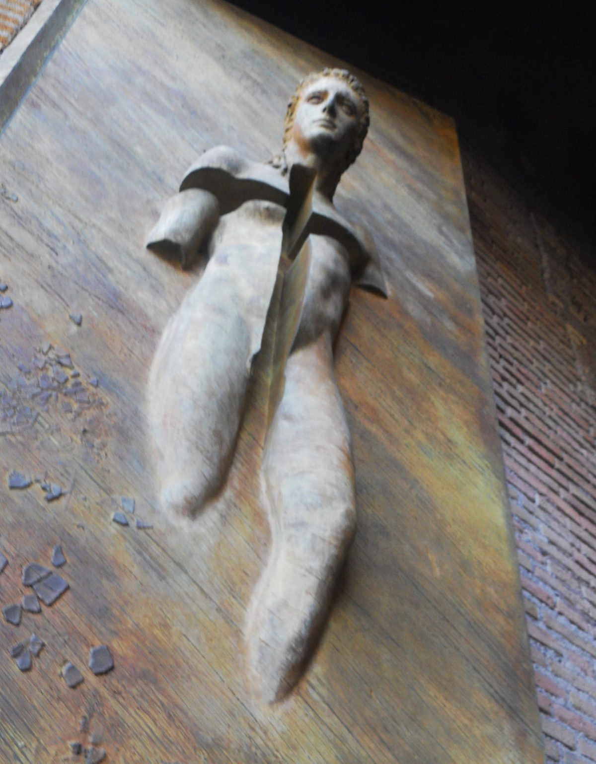 Igor Mitoraj bronze doors at Santa Maria degli Angeli e dei Martiri, Rome — installed 2006, permanent commission
